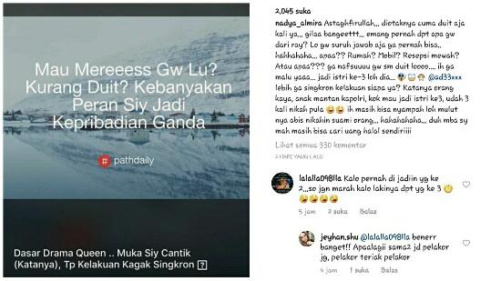Diselingkuhi Suami, Ini 4 Fakta <a href='https://palembang.tribunnews.com/tag/nadya-almira' title='Nadya Almira'>Nadya Almira</a>! Ternyata Pelakor Juga?