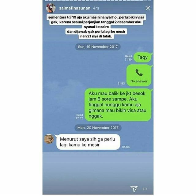 Salmafina Bongkar Aib Rumah Tangganya di Tengah Sidang Cerai, Gaya Bahasa Taqy Jadi Sorotan, Angkuh?