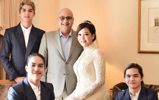 Maia Cantik Bagaikan Lady Diana, Foto Nikah dengan Dhani 