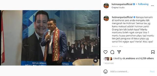 Hotman Paris Ajak Pengacara Lain Buka Suara Soal Kejanggalan Kasus PKPU Libatkan Mantu Otto Hasibuan