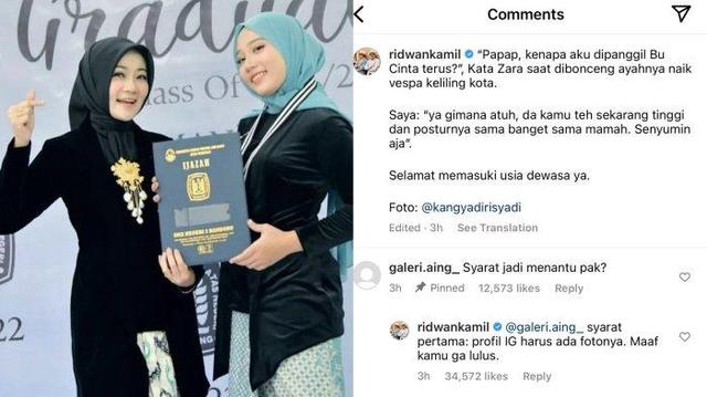 Potret kelulusan Zara
