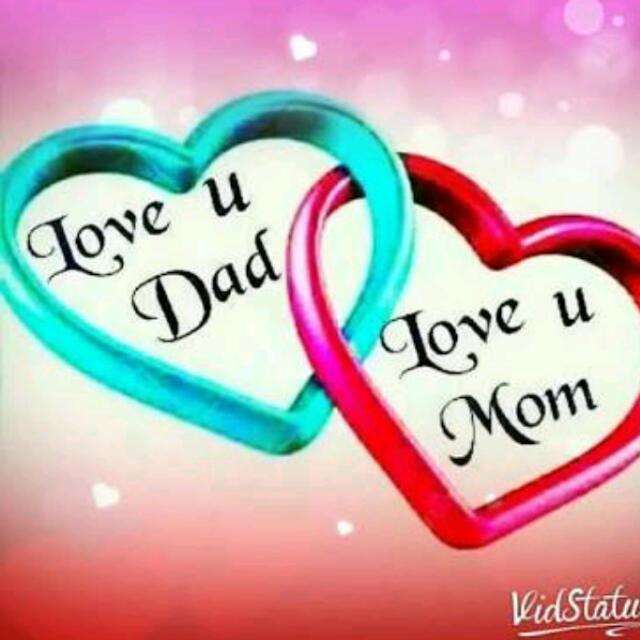 Heart Mom Dad Love Wallpaper Wallpapershit