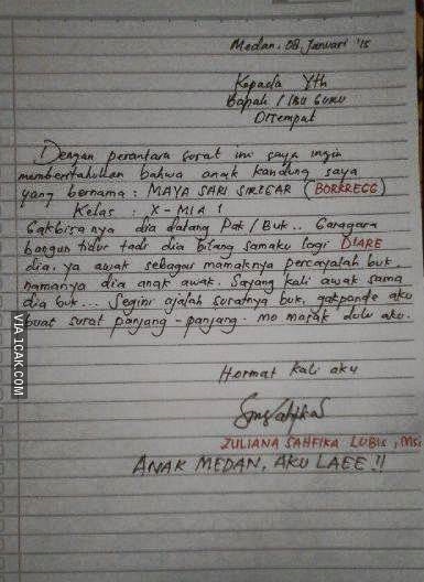 15 Surat Izin Tidak Masuk Telat Ke Sekolah Ini Alasannya Kocak