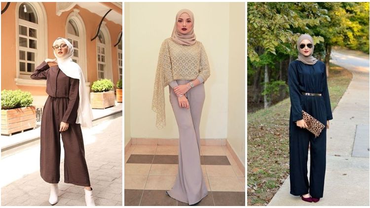 8 Jumpsuit Hijab Yang Pas Buat Kondangan Alternatif Selain Kebaya Atau Busana Batik Nih